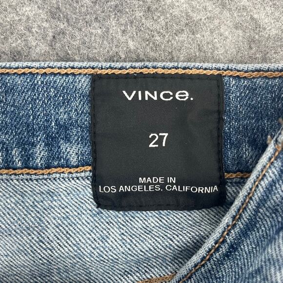 Vince Jeans Wide Leg Flare Blue Size 27 - Picture 4 of 6